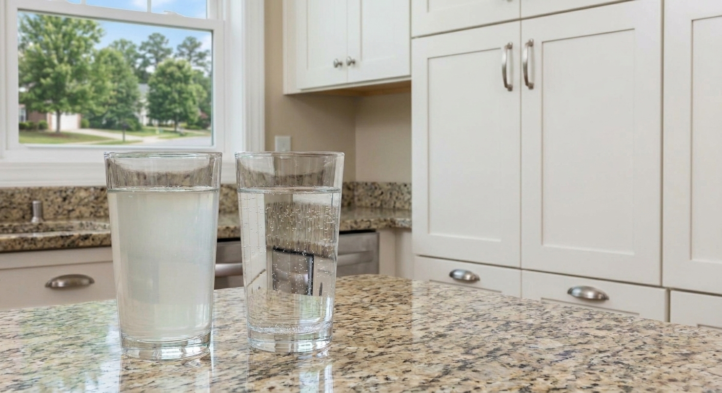 Water filtration system installation in a Greer home for cleaner, safer tap water