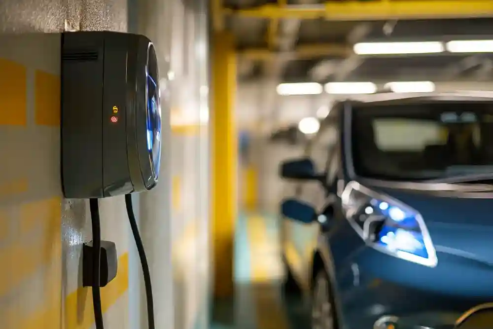 EV charger installation at a Greer home